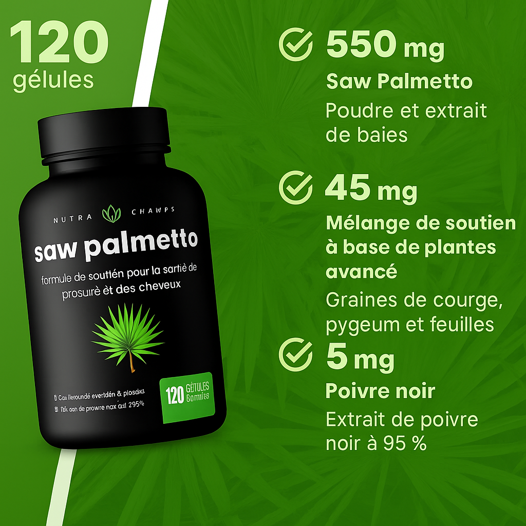 Saw palmetto capsules