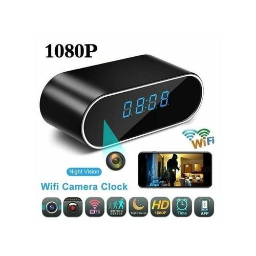 Réveil Caméra Cachée WIFI Full HD avec vision nocturne