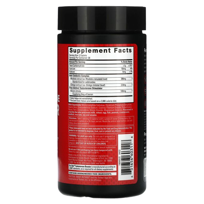 Testostérone Booster Force & Performance Maximales