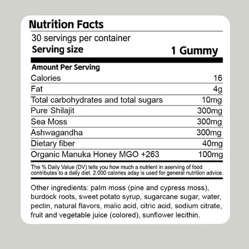 Gummies 3 en 1, Énergie, Vitalité et Équilibre