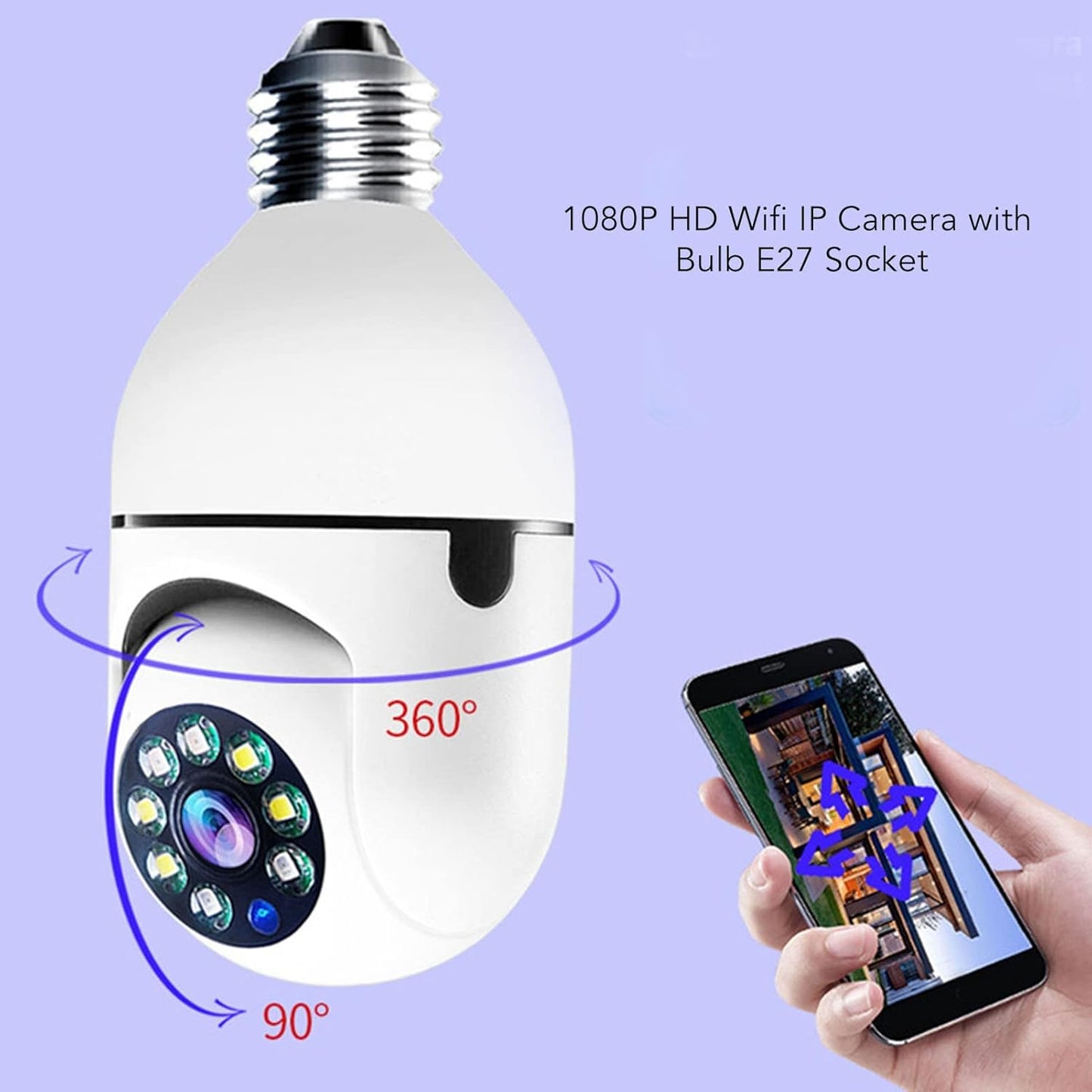 Caméra ampoule de surveillance
