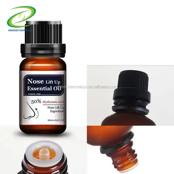 Huile essentielle pour lifting du nez, soin naturel pour un nez fin et plus petit