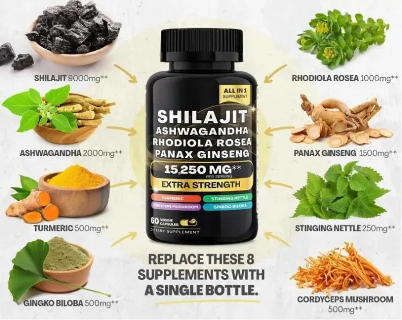 Shilajit Pur et Naturel pour Booster Votre Énergie et Vitalité