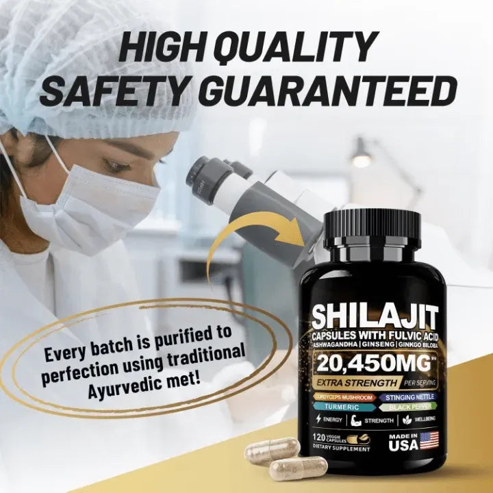 Shilajit Pur et Naturel pour Booster Votre Énergie et Vitalité