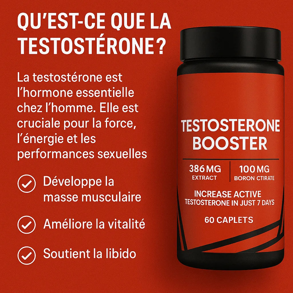 Testostérone Booster Force & Performance Maximales