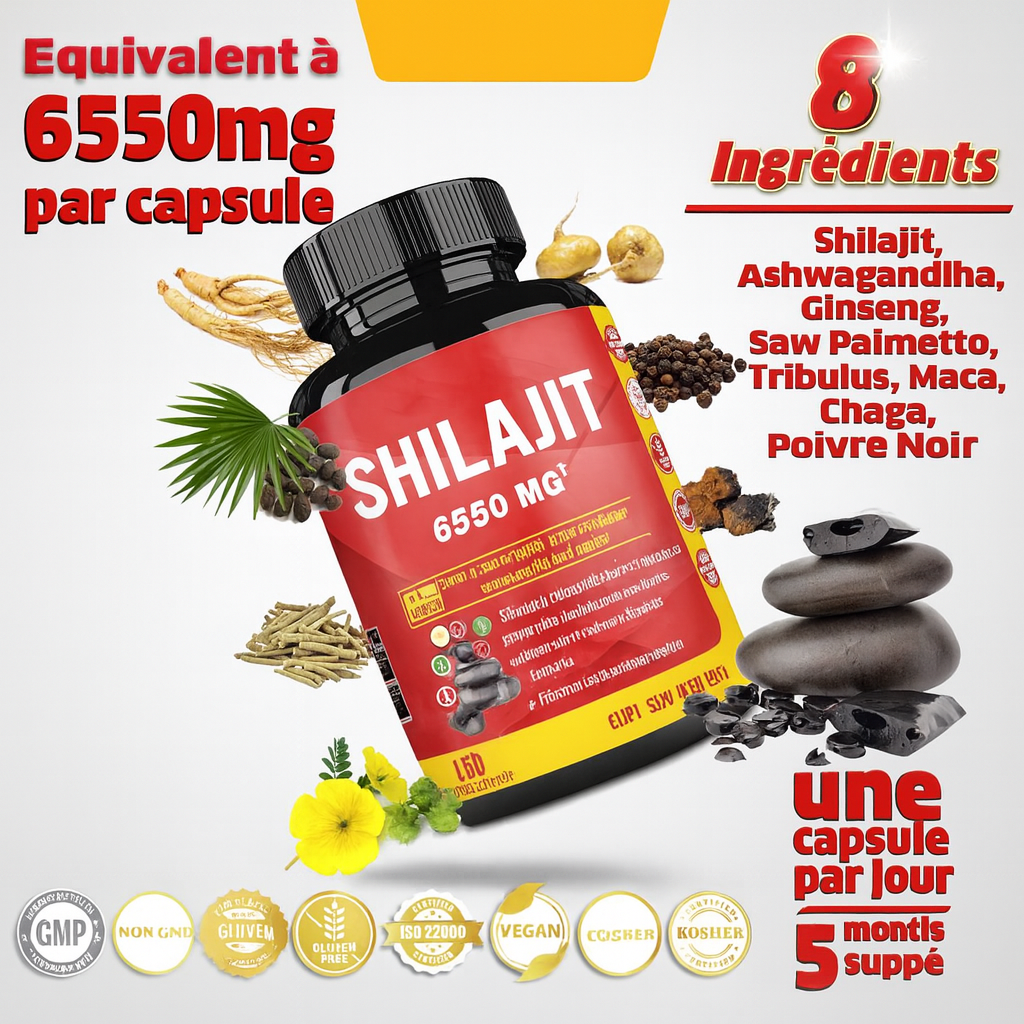 Capsules de Shilajit