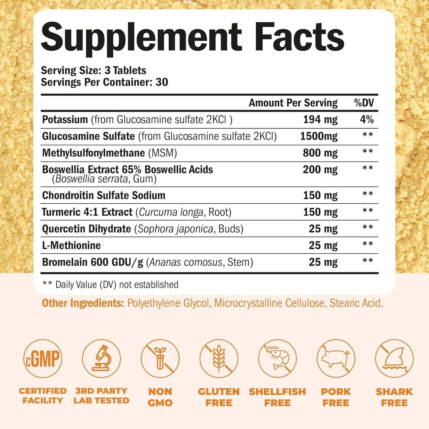 Glucosamine chondroitin -Soulagez Vos Articulations