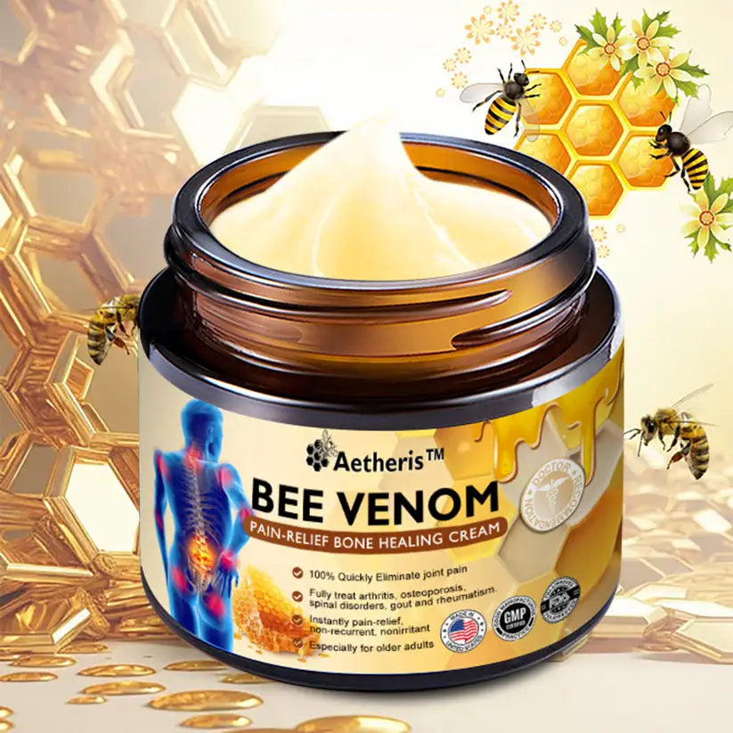 Bee Venom Pain-Relief Bone Healing Cream-Pour des Articulations Libérées et Solides