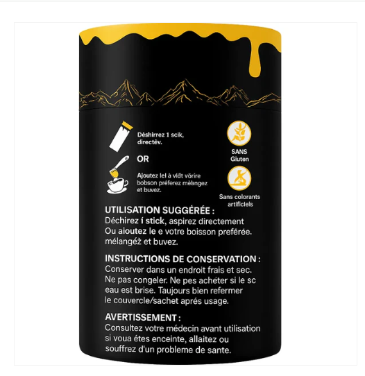 Himalayan shilajit honey sticks