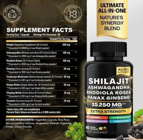 Shilajit Pur et Naturel pour Booster Votre Énergie et Vitalité