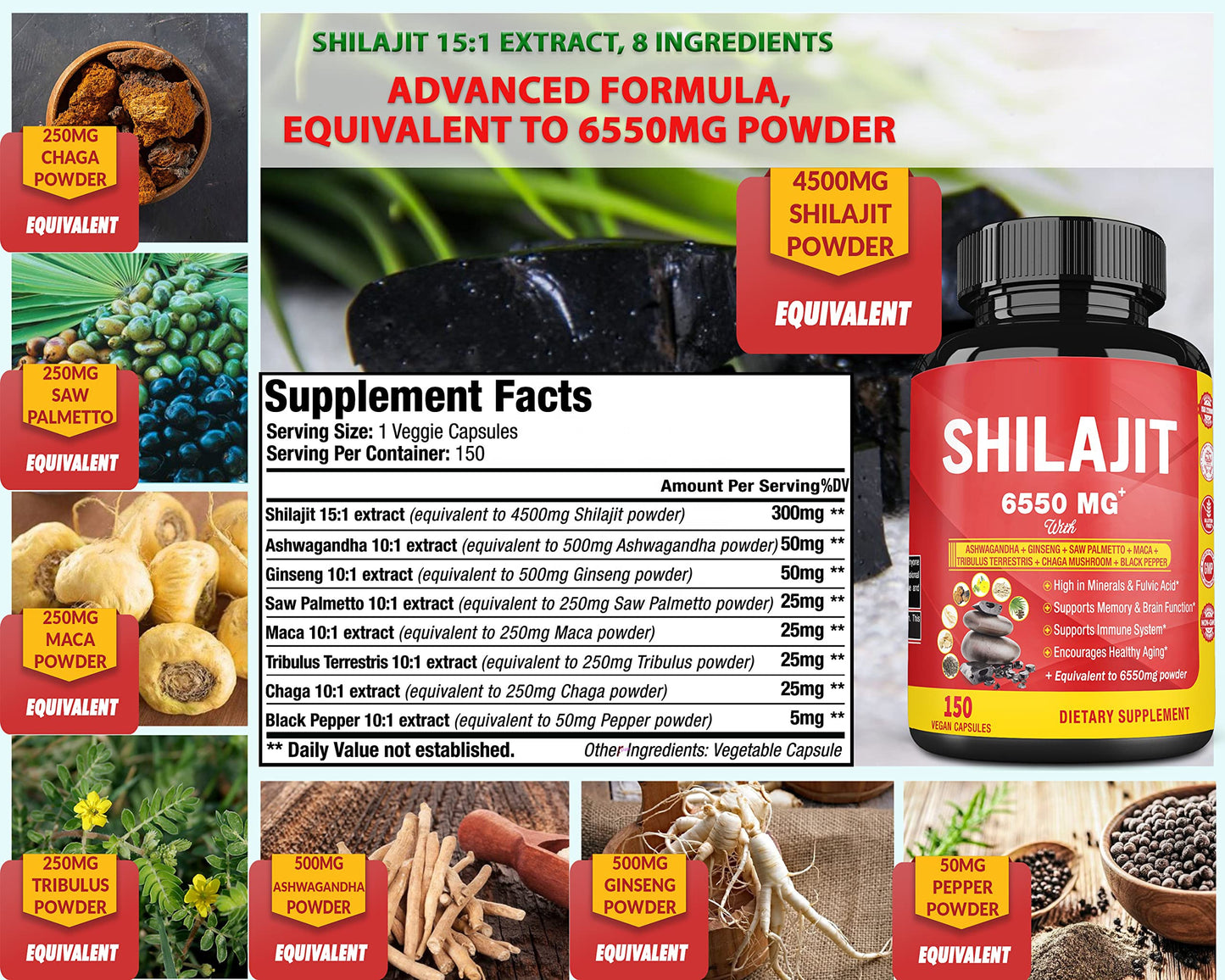 Capsules de Shilajit