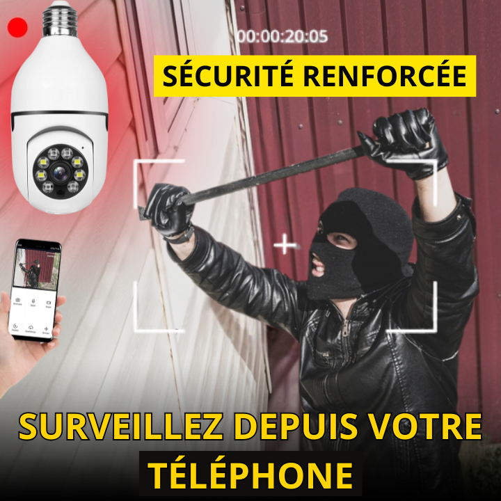 Caméra ampoule de surveillance