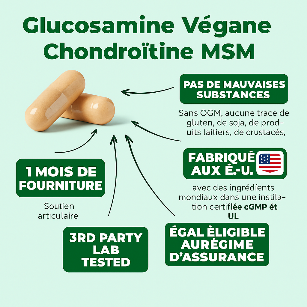 Glucosamine chondroitin -Soulagez Vos Articulations