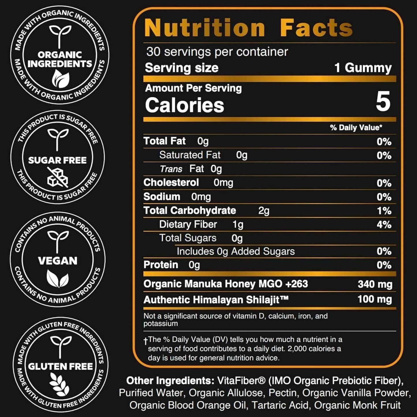 Himalayan Shilajit Pure Gummies