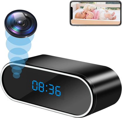 Réveil Caméra Cachée WIFI Full HD avec vision nocturne