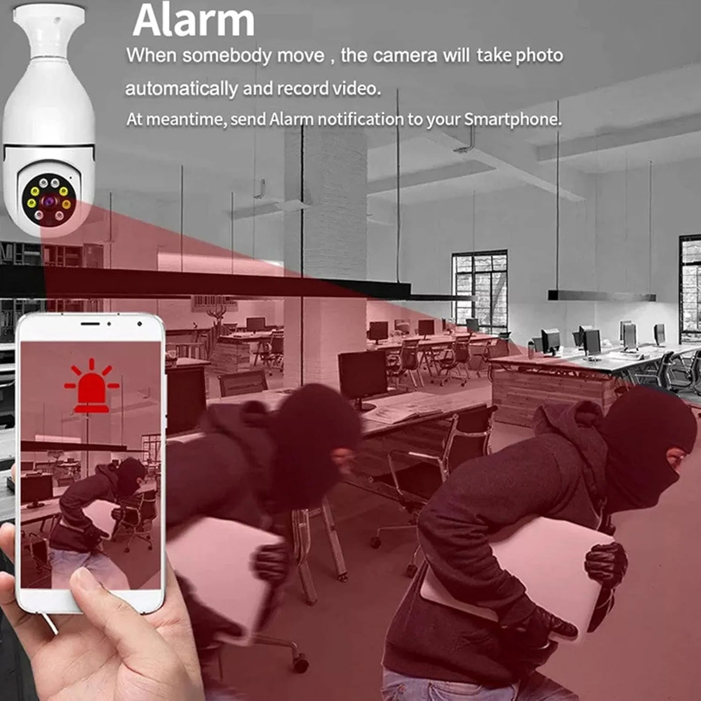 Caméra ampoule de surveillance
