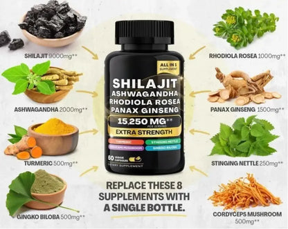Shilajit Pur et Naturel pour Booster Votre Énergie et Vitalité
