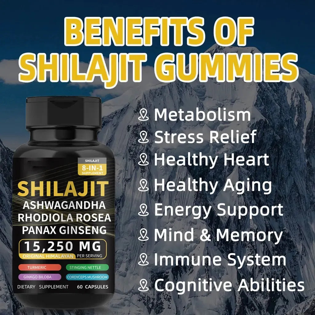 Shilajit Pur et Naturel pour Booster Votre Énergie et Vitalité