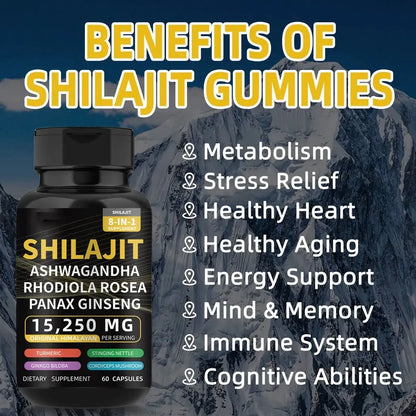 Shilajit Pur et Naturel pour Booster Votre Énergie et Vitalité