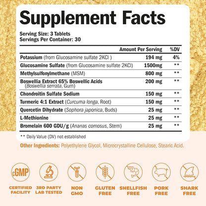 Glucosamine chondroitin -Soulagez Vos Articulations