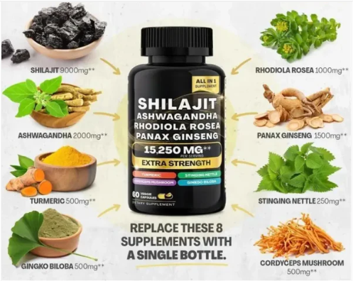 Shilajit Pur et Naturel pour Booster Votre Énergie et Vitalité