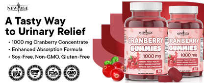 Gummies Canneberge , Santé Urinaire et Immunité