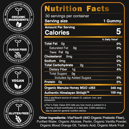 Himalayan Shilajit Pure Gummies